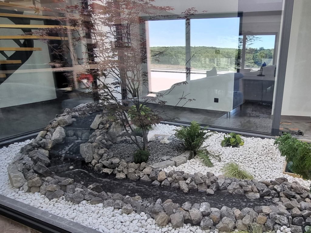 Réalisation CascaZen – patio contemporain